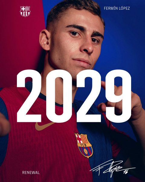 Barcelona Confirm Fermín López to Sign New Deal Valid Until June 2029