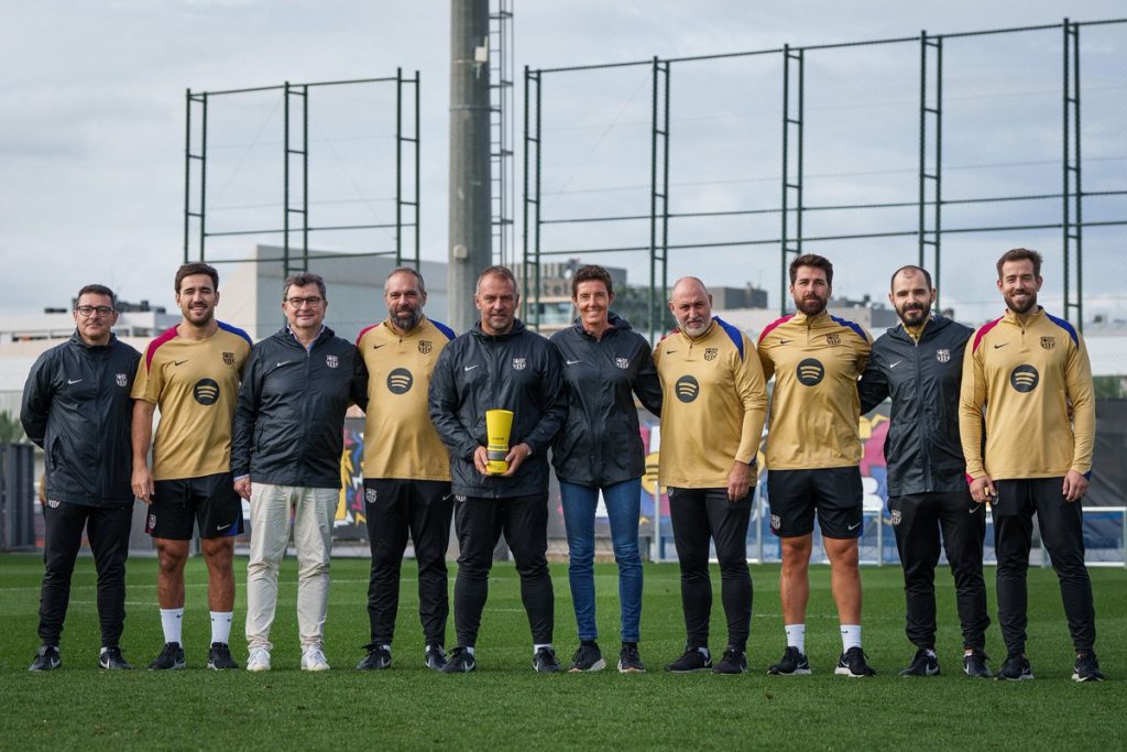 Hansi Flick Shares Coach of the Month Award with Medical Staff