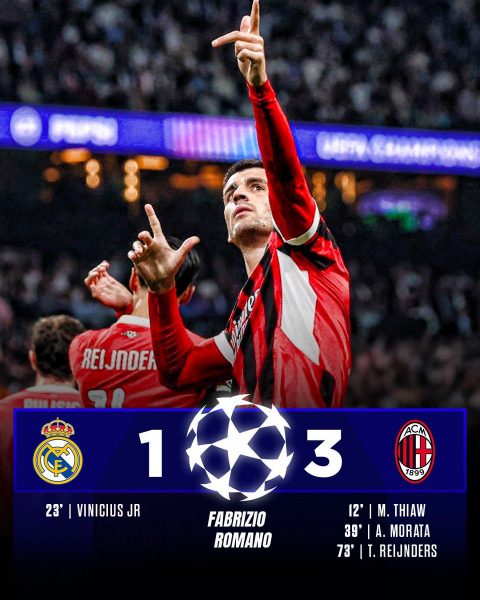AC Milan Dazzle at Bernabéu with a Stunning Performance