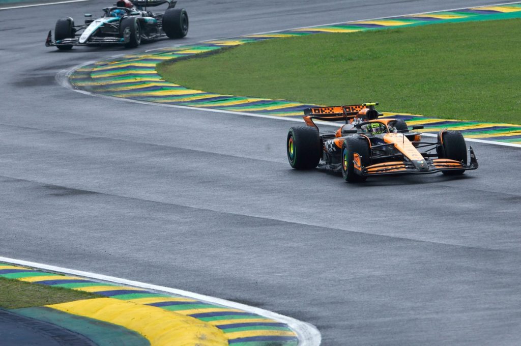 Norris and Russell Penalised for Start Procedure Breach at Brazilian Grand Prix
