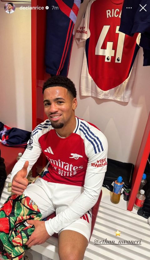 Declan Rice Celebrates Ethan Nwaneri's Special Day with Arsenal