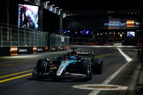 George Russell Dominates Las Vegas GP FP3 as Stroll's Red Flag Disrupts Run