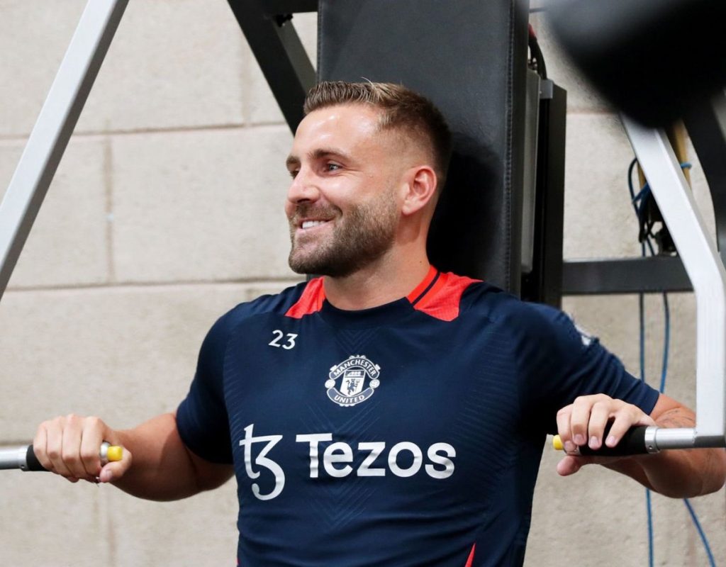 Luke Shaw Returns to Manchester United Training After Long Injury Layoff