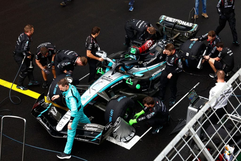 Mercedes Fined Over Tyre Pressure Rule Breach at Brazilian GP