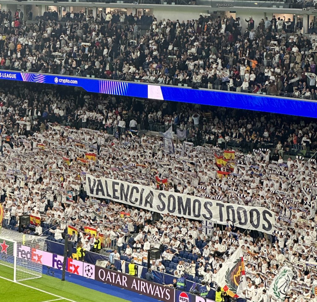 Real Madrid Fans Show Solidarity with Valencia Amidst Controversy