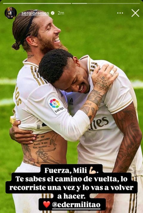 Sergio Ramos Offers Words of Resilience to Éder Militão in Challenging Times