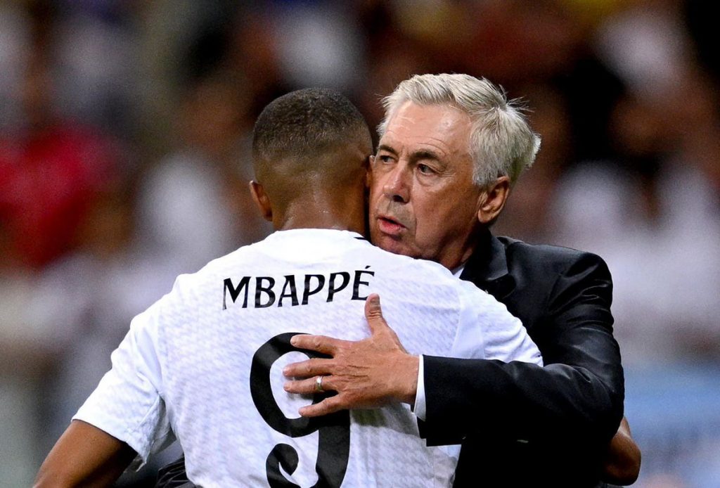Carlo Ancelotti Praises Kylian Mbappé's Generosity in Penalty Situation with Jude Bellingham