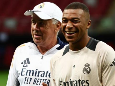 Carlo Ancelotti Lauds Kylian Mbappé as the Best Number 9 in the World