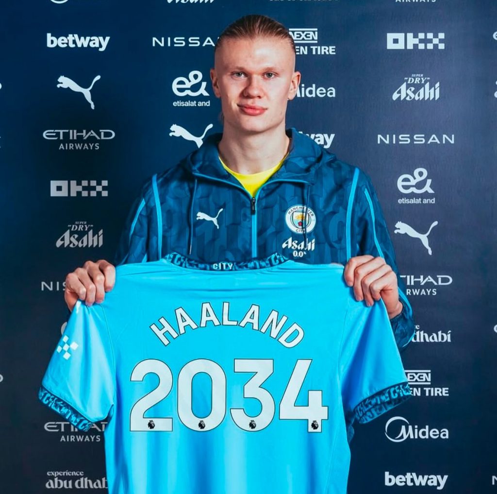 Erling Haaland's Response Amid Manchester City's 115 Charges