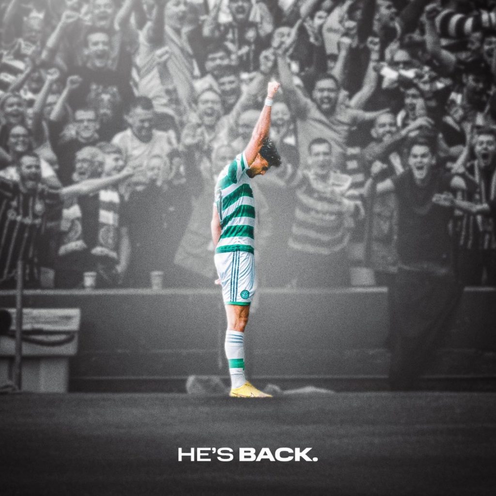 Jota Returns to Celtic After Brief Spell at Rennes for €10M Transfer