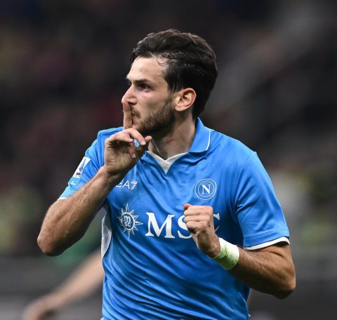 Paris Saint-Germain Nears Agreement with Napoli for Khvicha Kvaratskhelia Transfer