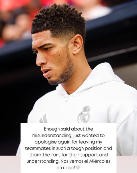 Jude Bellingham’s Heartfelt Message to Real Madrid Fans