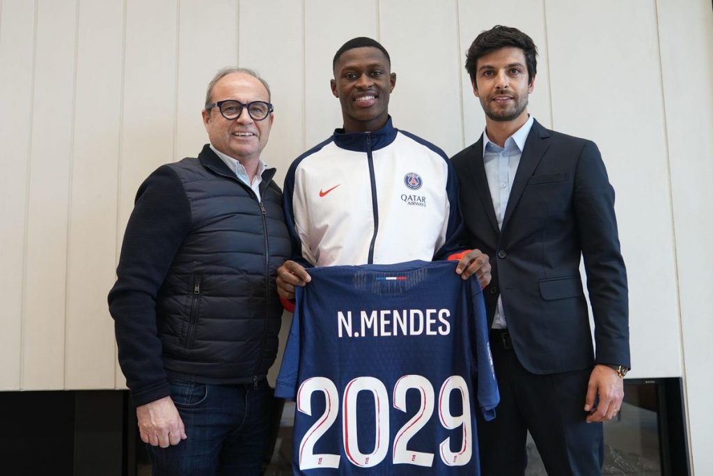 Nuno Mendes Officially Signs New Contract with PSG, Joins Club's Elite Earners