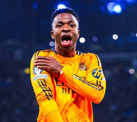 Vinicius Jr Unfazed by Man City Fans' Banner, Focused on Real Madrid Success