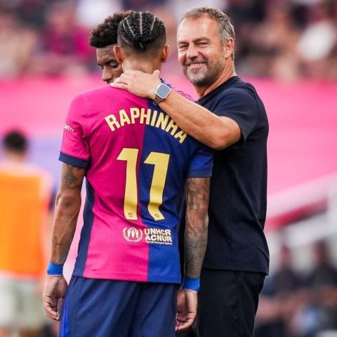 Hansi Flick Clarifies: Araujo and Raphinha Ruled Out Against Osasuna
