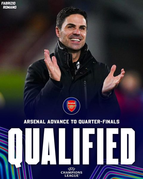 Arsenal Secure Qualification to the Next UCL Round in Thrilling Fashion