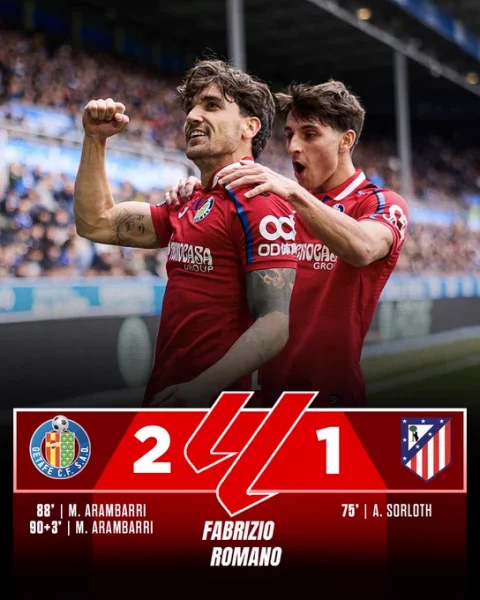 Getafe Halt Atlético Madrid's Winning Streak in a Dramatic La Liga Clash