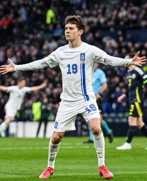 Konstantinos Karetsas Makes History as Youngest Scorer for Greece