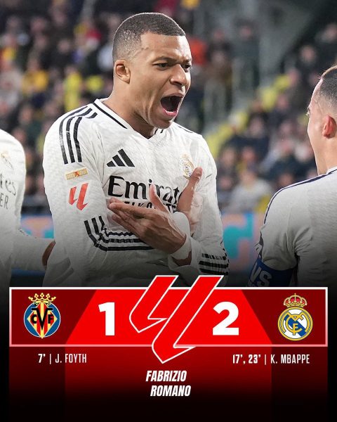 Real Madrid Claims Historic Victory at Villarreal Ending a 7-Year Streak