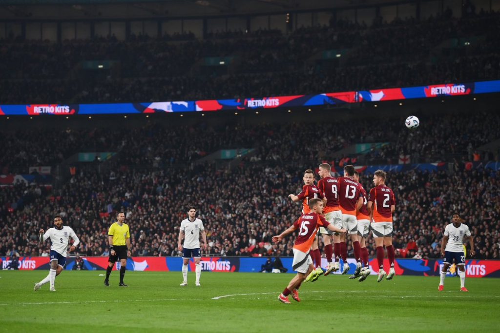 Reece James Scores Stunning Free Kick for First England Goal