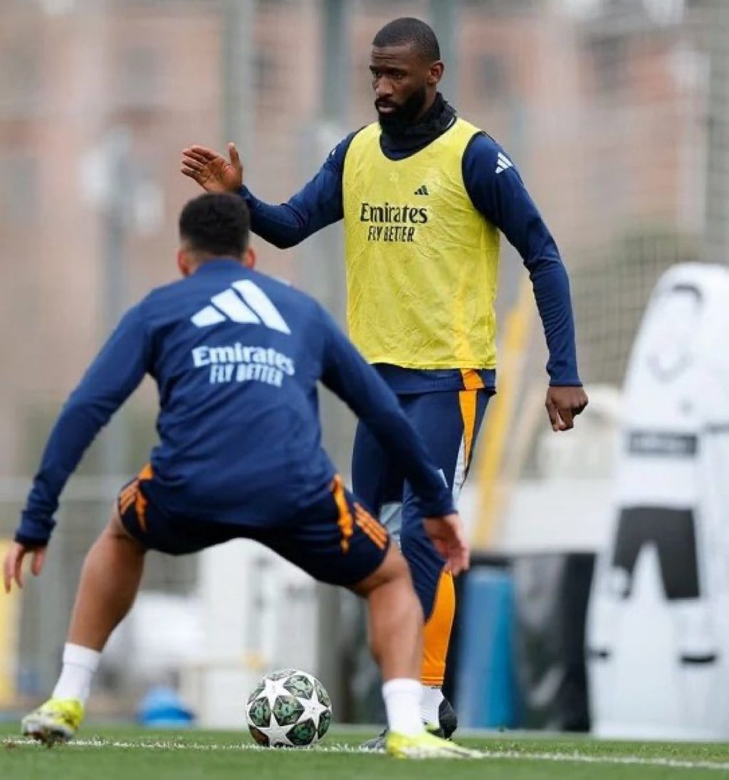 Toni Rüdiger and Thibaut Courtois Return to Training Ahead of Atlético Clash