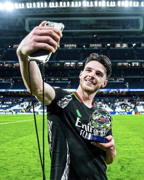 Declan Rice Confirms Arsenal's Confidence in Advancing Past Real Madrid