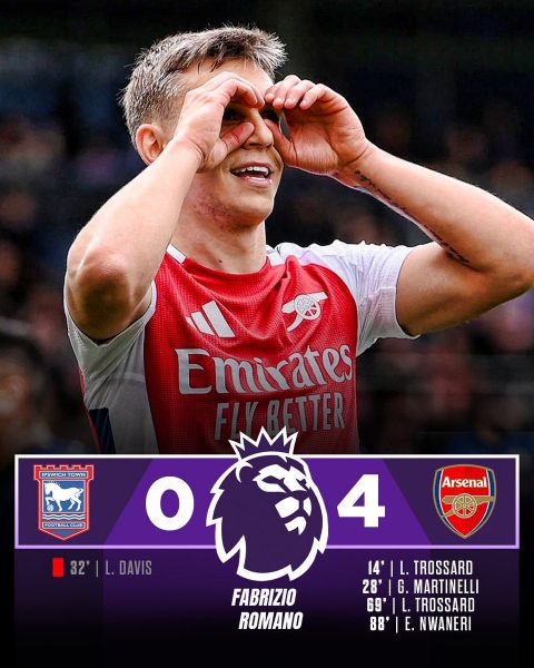 Arsenal Extend Winning Streak to Four Matches in the Premier League
