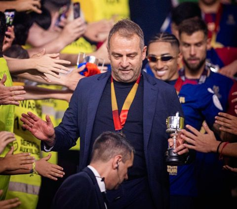 Barça President Laporta and Hansi Flick Discuss Contract Renewal