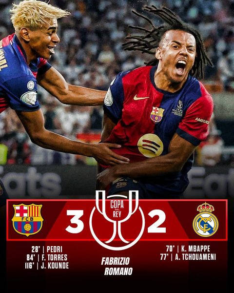 Barcelona Triumphs Over Real Madrid to Win the Copa del Rey