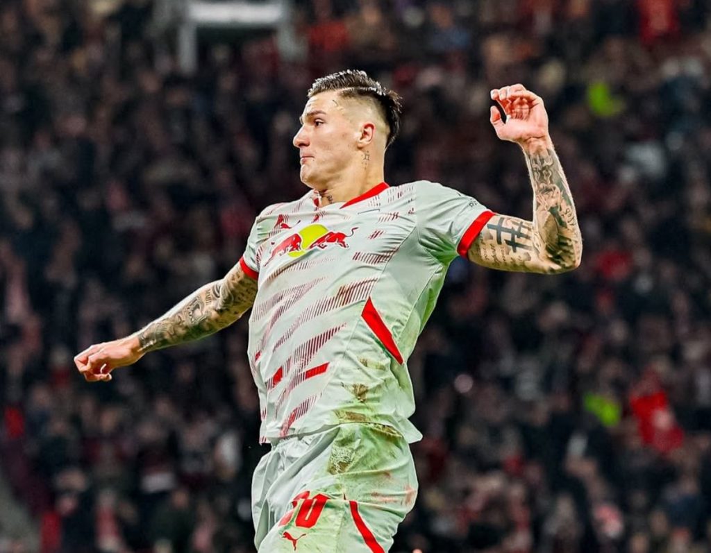 Benjamin Šeško Shines Again, Reaches 20 Goals for RB Leipzig in a Challenging Season