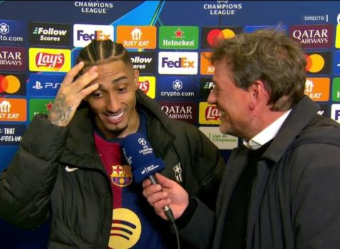 Raphinha Apologizes to Young Teammate Pau Cubarsí After Accidental Goal