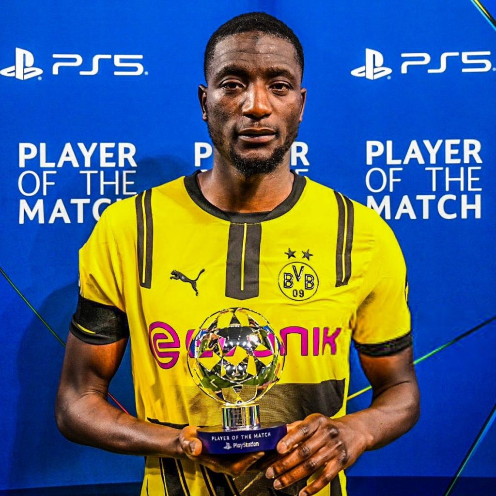 Serhou Guirassy Shines as UEFA Man of the Match in Borussia Dortmund's Clash Against Barcelona