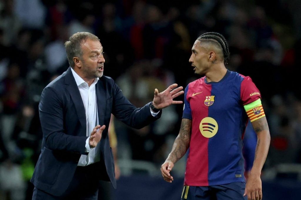 Raphinha Credits His Career Transformation to Hansi Flick