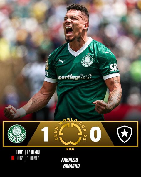Palmeiras Triumphs Over Botafogo in a Thrilling FIFA Club World Cup Clash