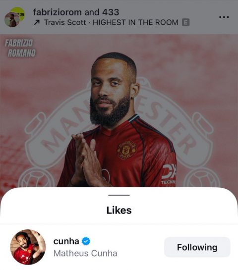 Matheus Cunha Endorses Bryan Mbeumo for Manchester United Move